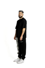 Load image into Gallery viewer, BLACK EMBROIDERY SWEATPANTS
