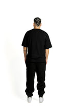 Load image into Gallery viewer, BLACK EMBROIDERY SWEATPANTS
