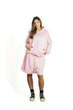 Load image into Gallery viewer, PINK EMBROIDERY HOODIE
