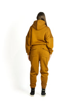 Load image into Gallery viewer, BROWN EMBROIDERY HOODIE
