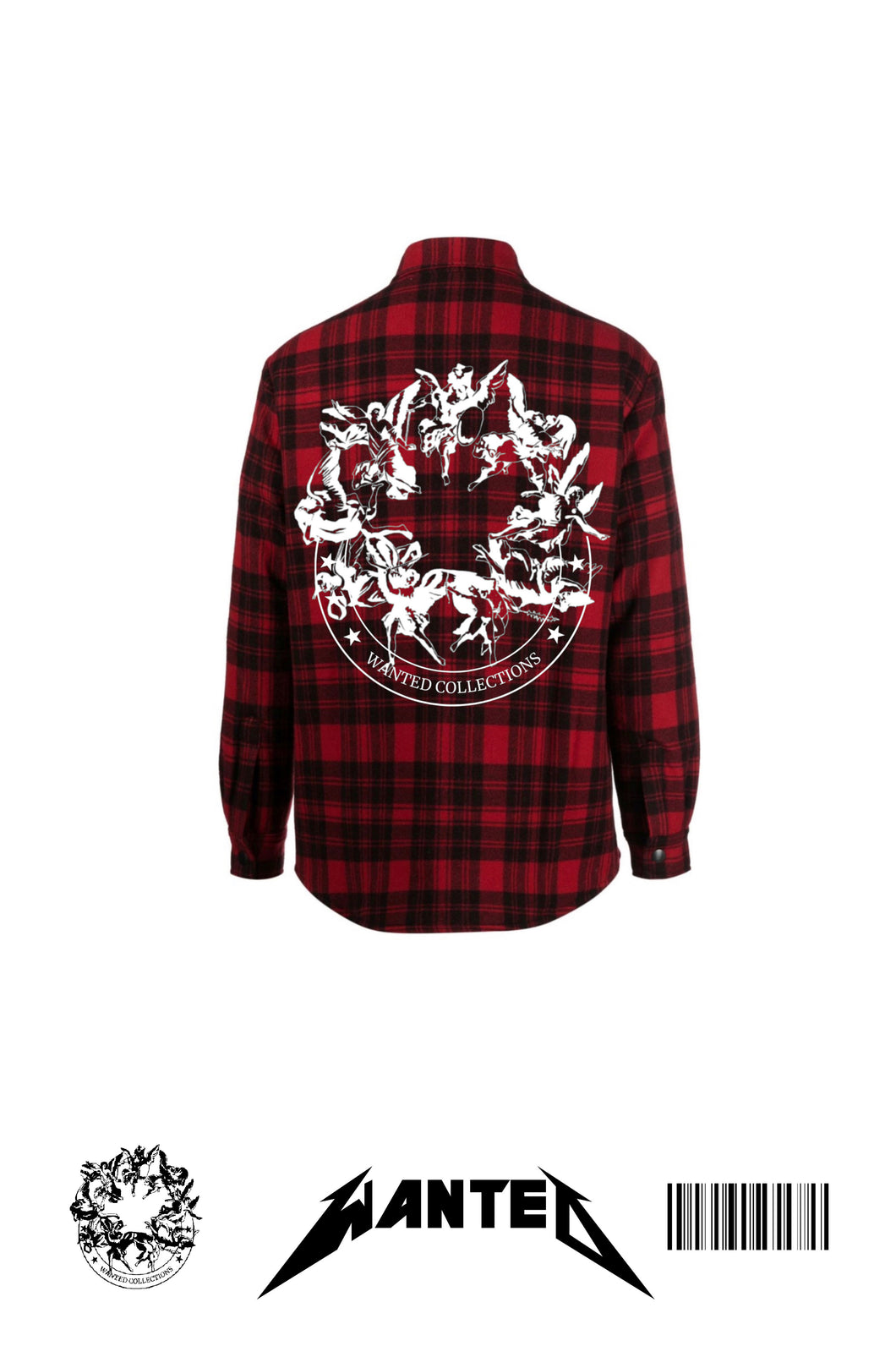 WANTED PARIS FLANNEL - RED RENAISSANCE