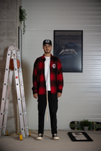 Load image into Gallery viewer, WANTED PARIS FLANNEL - RED RENAISSANCE
