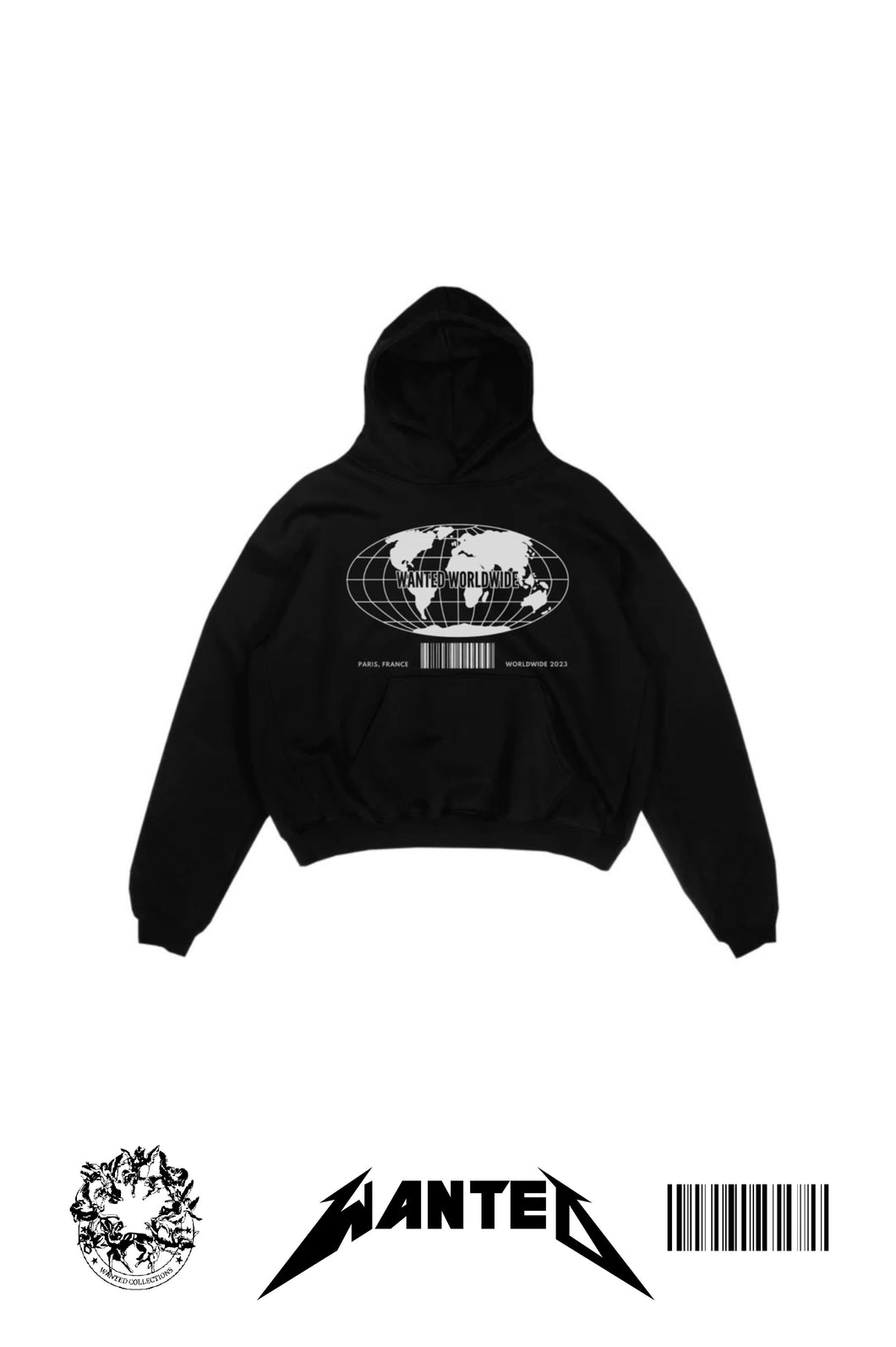 WANTED PARIS HOODIE - WORLDWIDE