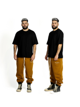 Load image into Gallery viewer, BROWN EMBROIDERY SWEATPANTS
