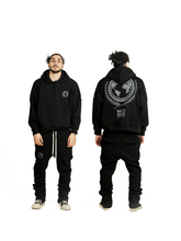 Load image into Gallery viewer, PARIS HOODIE 002 - BLACK
