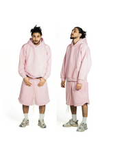 Load image into Gallery viewer, PINK EMBROIDERY HOODIE
