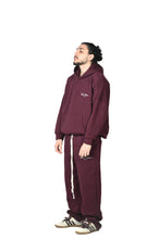 Load image into Gallery viewer, WORLDWIDE HOODIE - BURGUNDY
