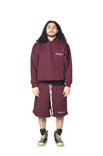 Load image into Gallery viewer, WORLDWIDE HOODIE - BURGUNDY
